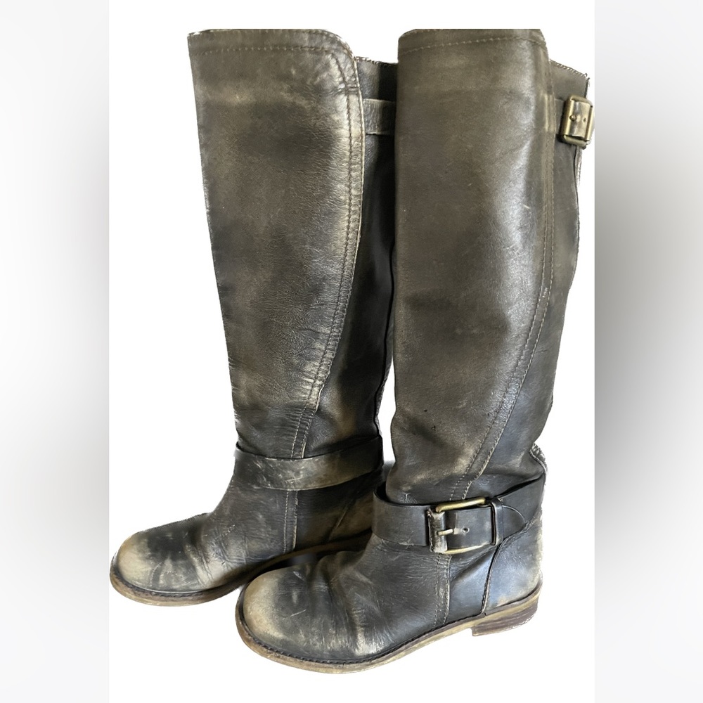 Lucky Brand Boots Black  vintage look